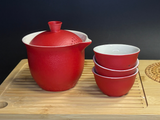 Tea Drinking Set, 4 Pieces, Ceramics