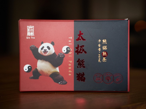 Shu Pu Erh Tai Chi Panda, fabryka Xin Wen, AA, 2024