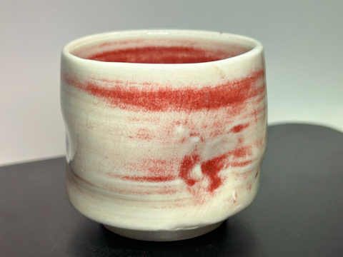 Пиала Strawberry Swirl, керамика из Цзиндэчжэнь, 75 мл
