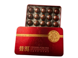 Shu Pu Erh, zestaw prezentowy w żelaznym pudełku (15 szt. x 5 gr.)