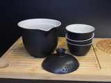 Tea Drinking Set, 4 Pieces, Ceramics