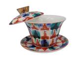 Gaiwan z pływającą pokrywką, porcelana, 180 ml