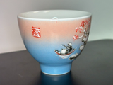 Czarka Zimowy pejzaż, ceramika Jingdezhen, 80 ml