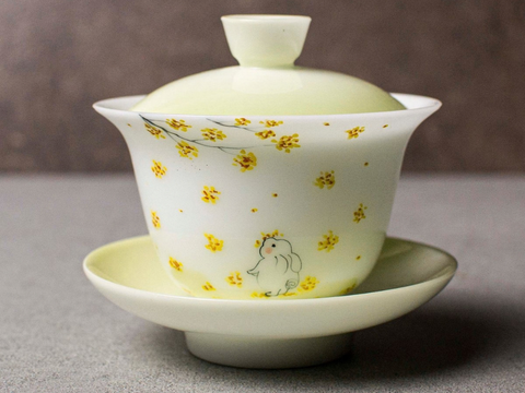 Gaiwan, jade porcelain, 140 ml