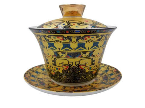 Gaiwan with floating lid, porcelain, 180 ml