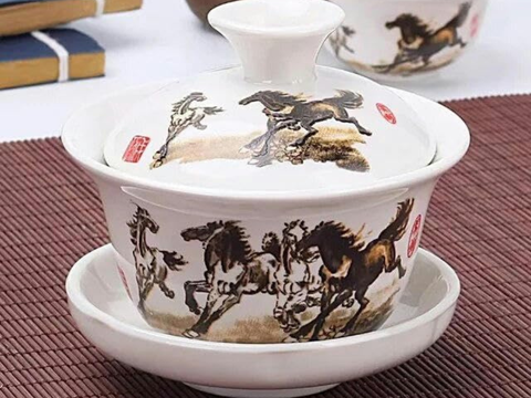 Gaiwan, porcelana, 100 ml