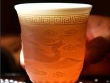 Tea cup Dragon and Phoenix, ceramic, 150 ml