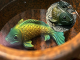 Karp Koi, figurka termiczna, żywica