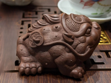 Three-legged toad, clay