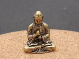 Budda, figurka herbaciana, metal, 2.8 cm