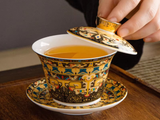Gaiwan with floating lid, porcelain, 180 ml