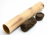 Sheng Pu Erh Jing Mai Lao Shu w bambusowej łodydze, AA, 2016