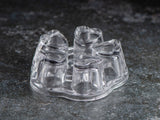Teapot warming base, glass