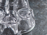 Teapot warming base, glass