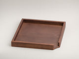 Pu Erh tea cake cutting board, wenge, 24x24x3 cm