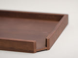Pu Erh tea cake cutting board, wenge, 24x24x3 cm