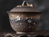 Gaiwan Sakura branch, artistic ceramics, 200 ml