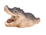 Krokodyl, figurka herbaciana, żywica,3.5x7x3.5 cm