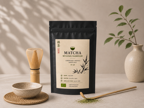 Матча Miyazaki Saemidori Ceremonial Organic, AAA+, 50 гр., 2026