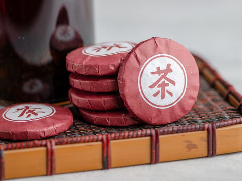 Shu Pu Erh Moneta herbaciana (Teacoin), 10 gr., AA, 2020